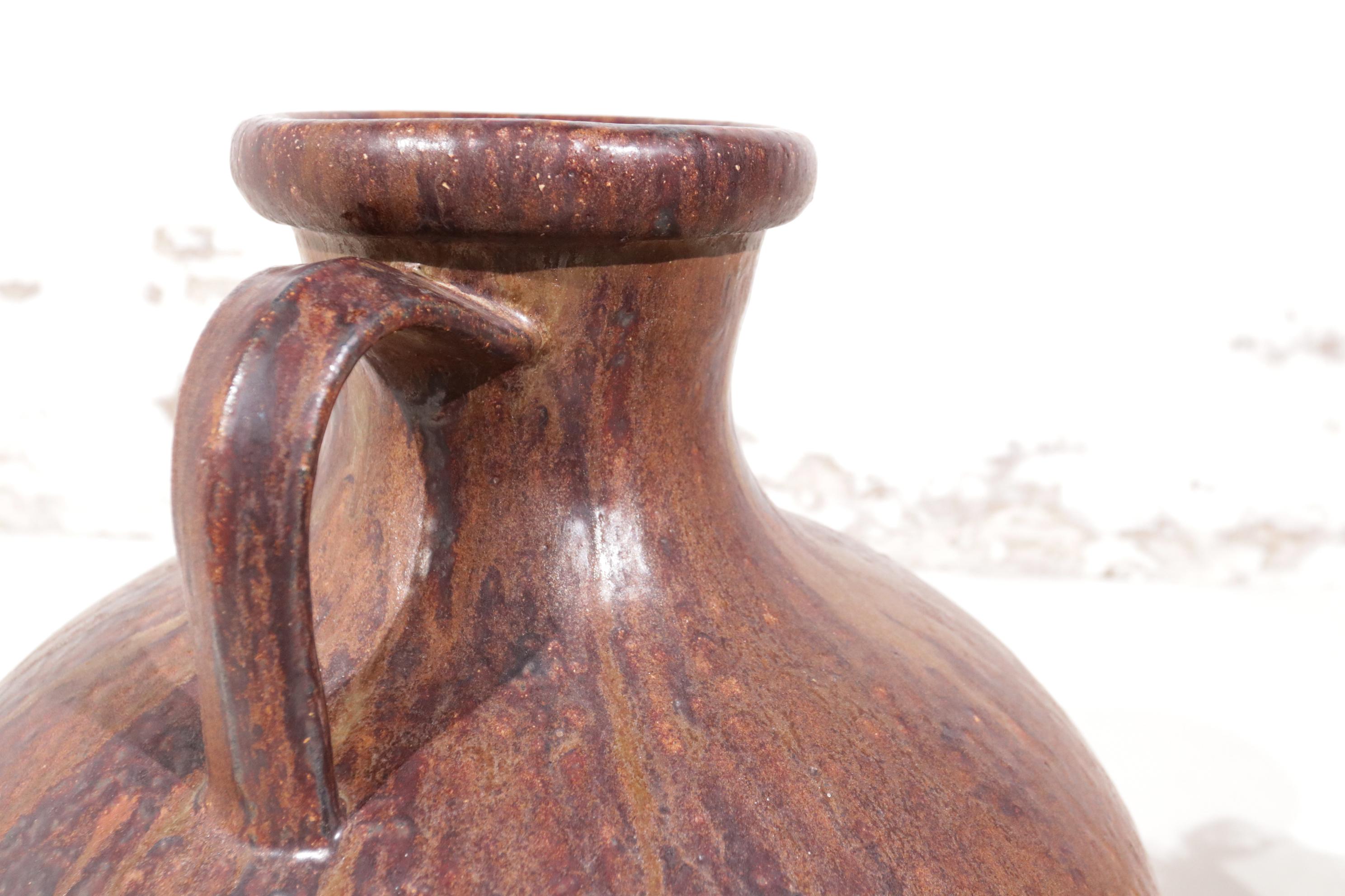 XL German Earthenware Vase Vessel 2