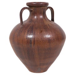 XL German Earthenware Vase Vessel