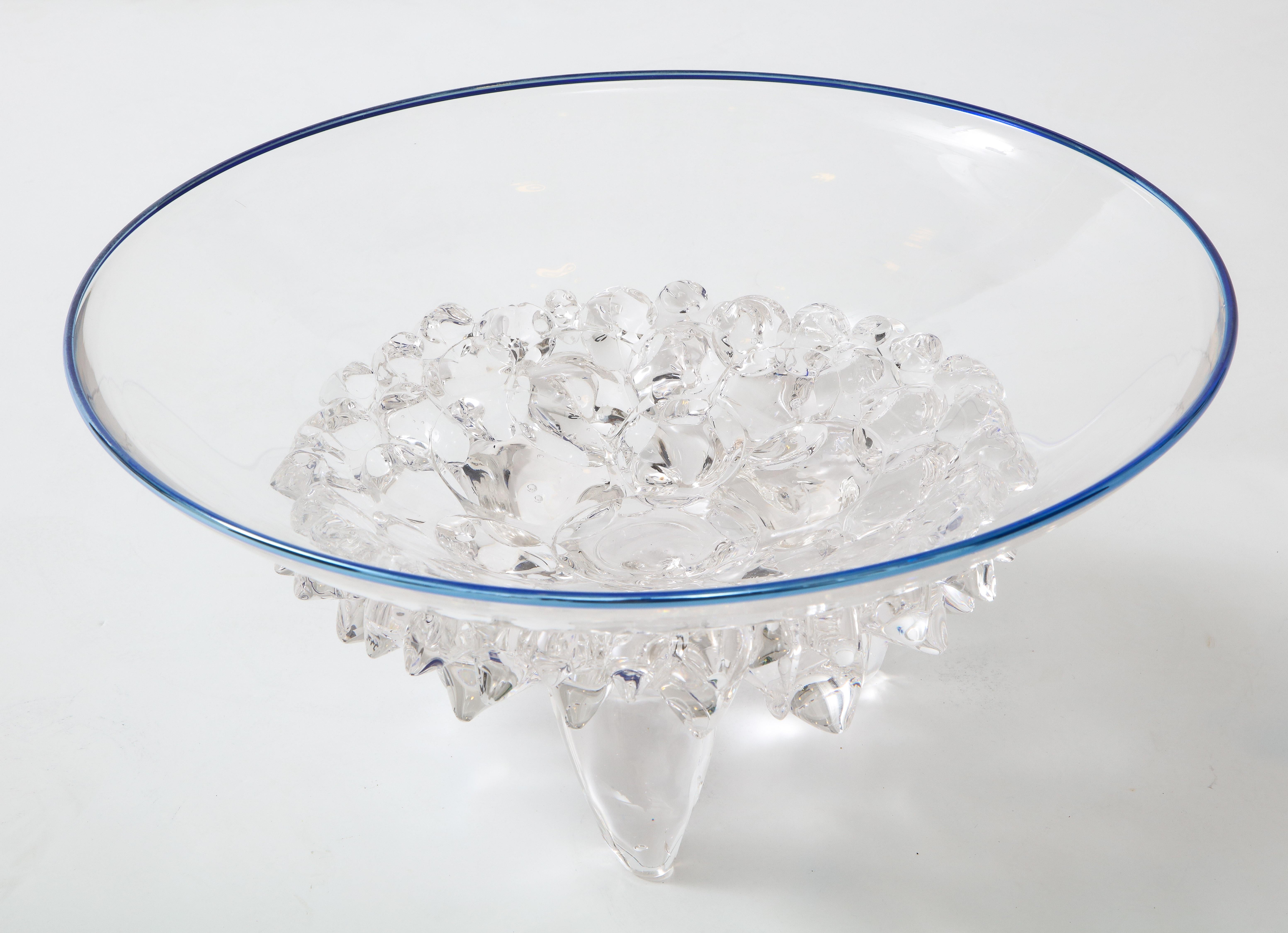 extra large decorative glass bowls