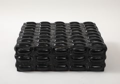 XL Hand-Crafted Decorative Box in Black Buffalo Horn, Spain