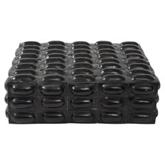 XL Hand-Crafted Decorative Box in Black Buffalo Horn, Spain