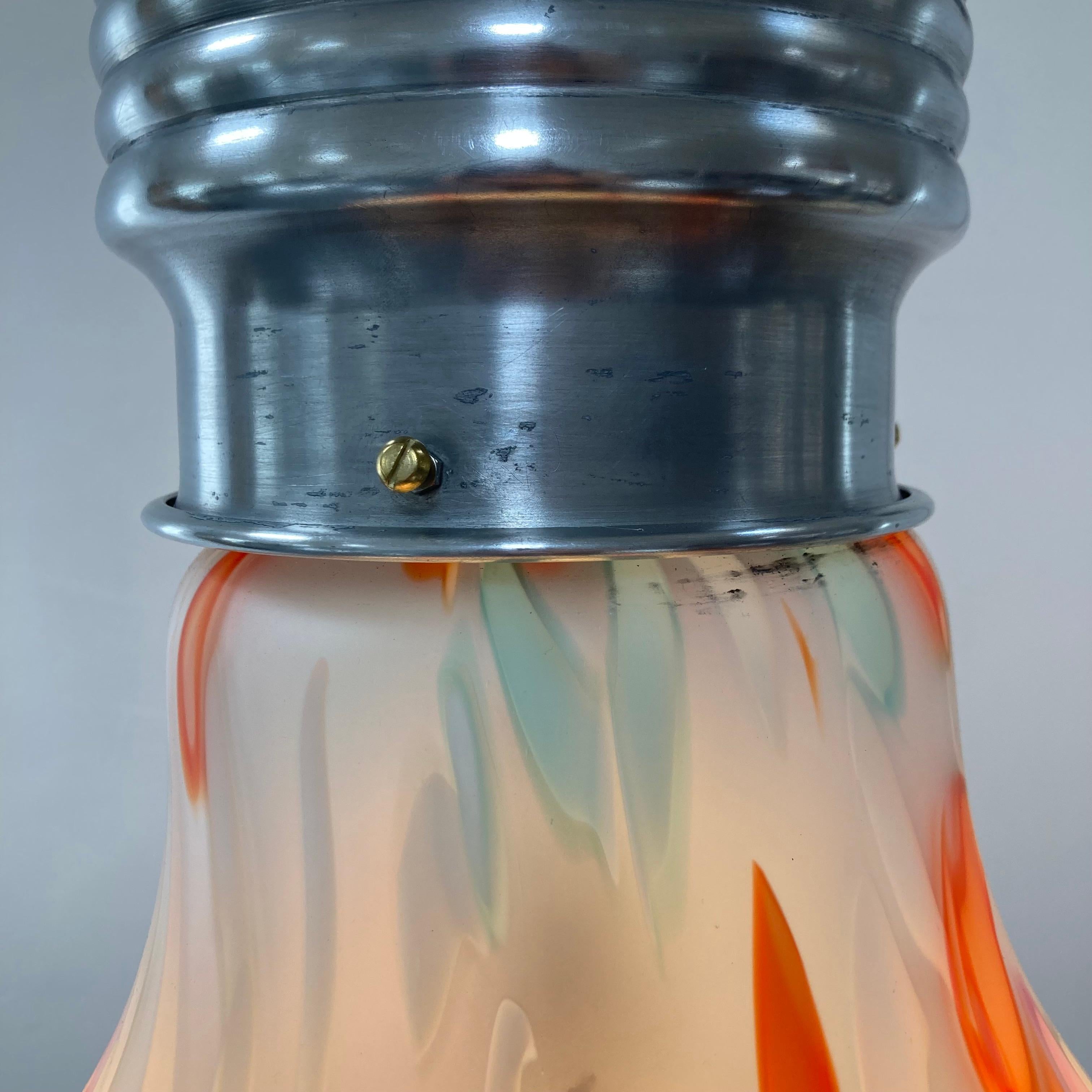 Italian XL Hanging Light Bulb 'Pop Art' Pendant 1980's For Sale
