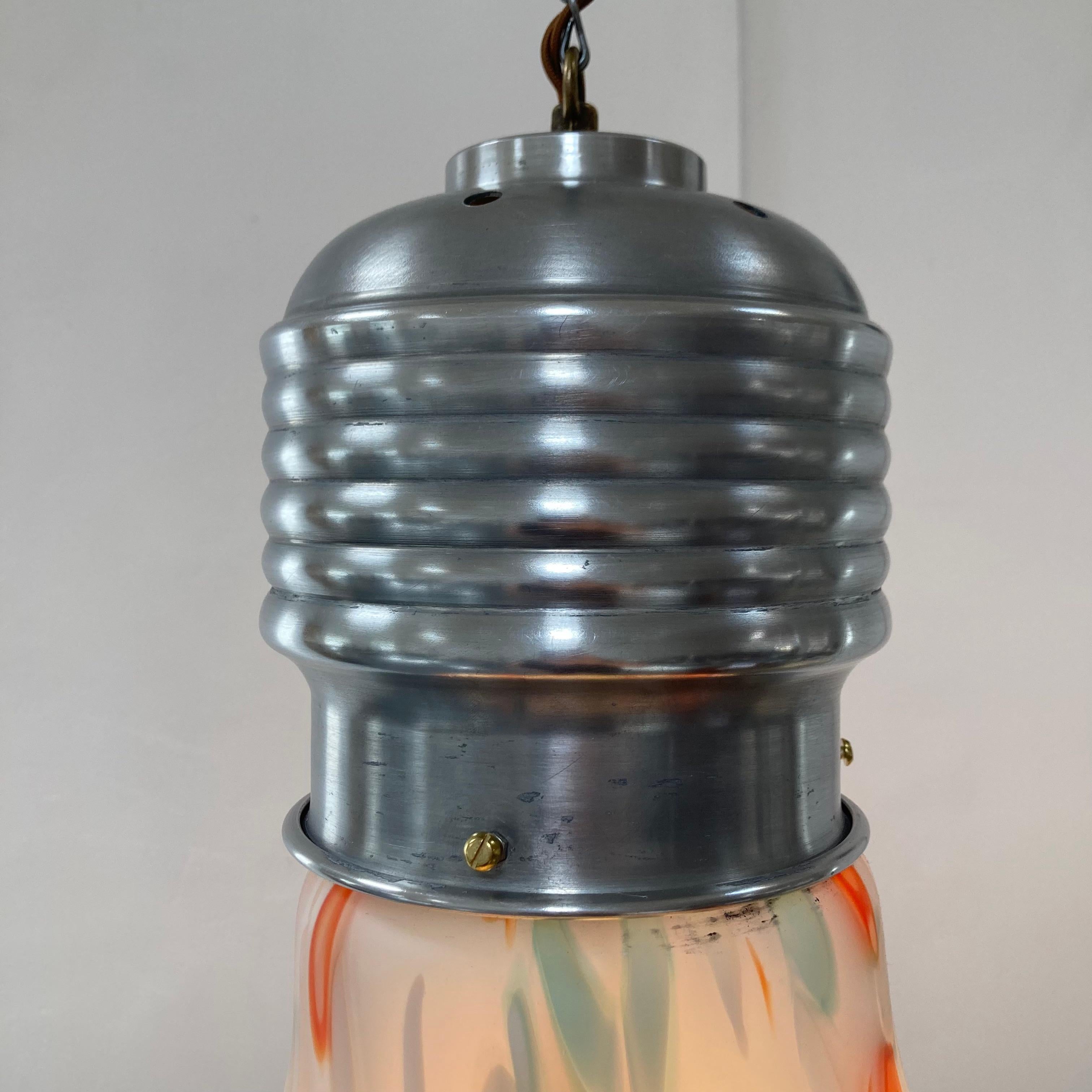 XL Hanging Light Bulb 'Pop Art' Pendant 1980's In Excellent Condition For Sale In Somerton, GB