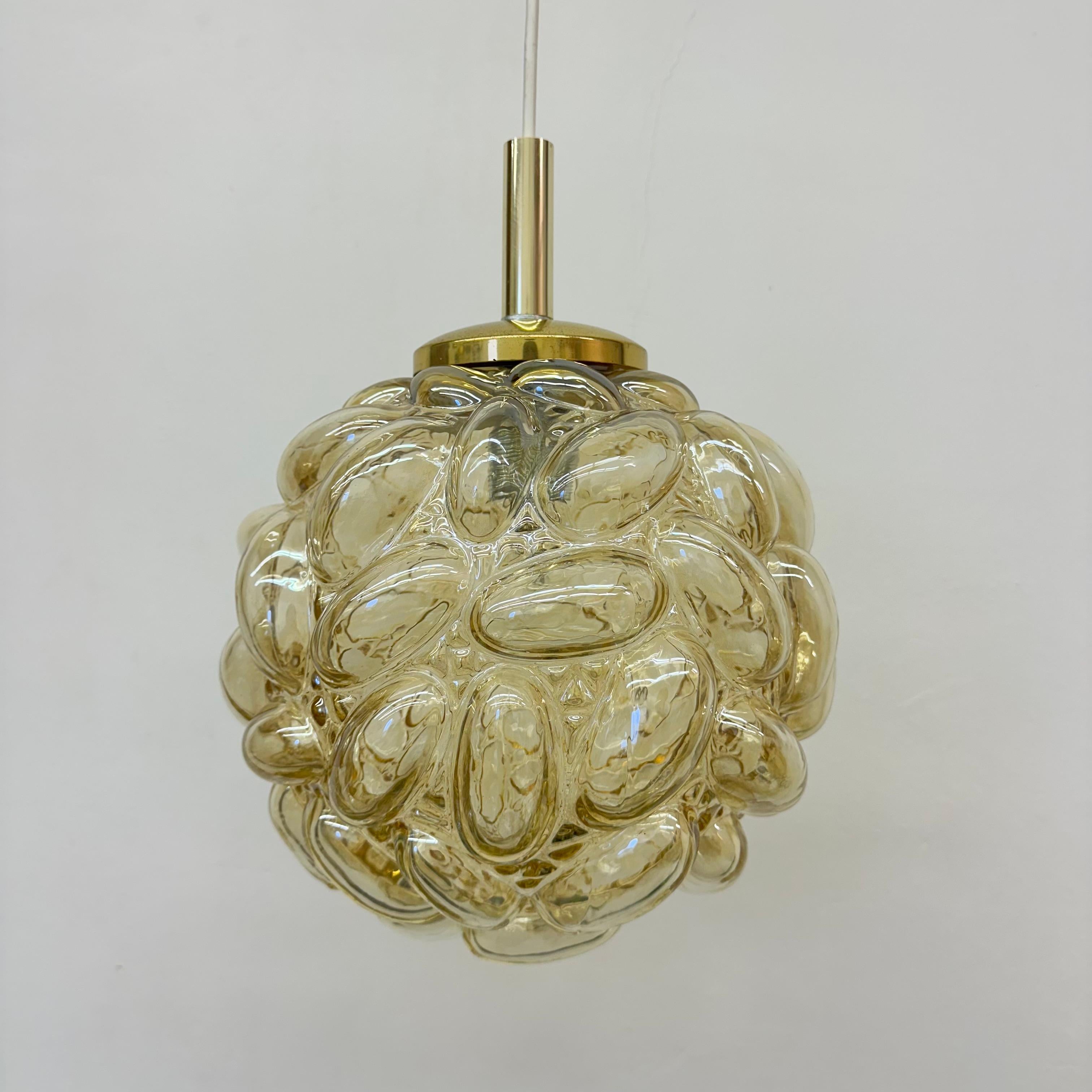 Lampe suspendue à bulles en verre Helena Tynell XL, 1970 en vente 4