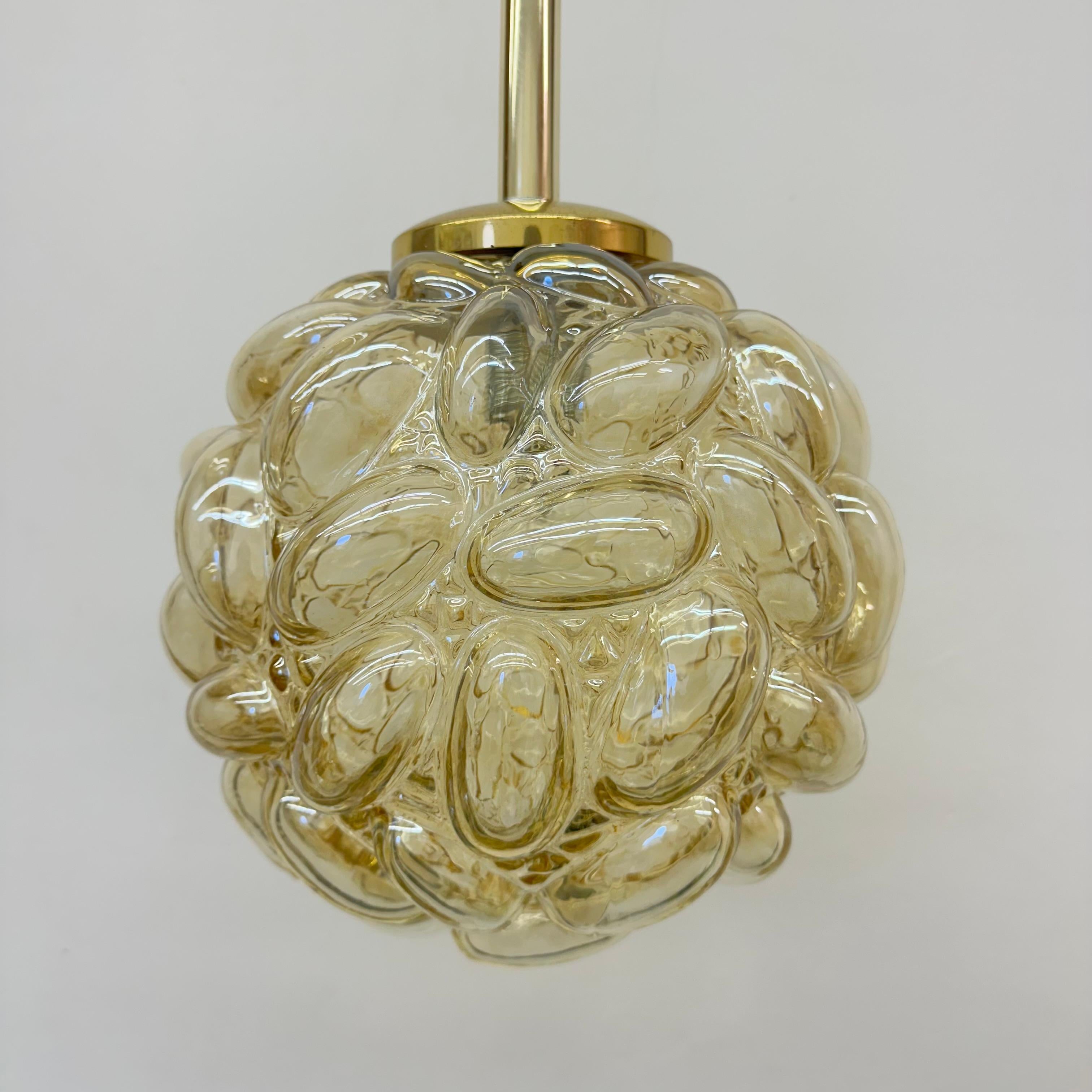Lampe suspendue à bulles en verre Helena Tynell XL, 1970 en vente 2