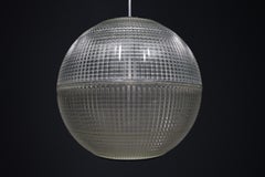 XL Holophane Pendant Light – Original Paris Streetlamp, France, 1960 Set/24x