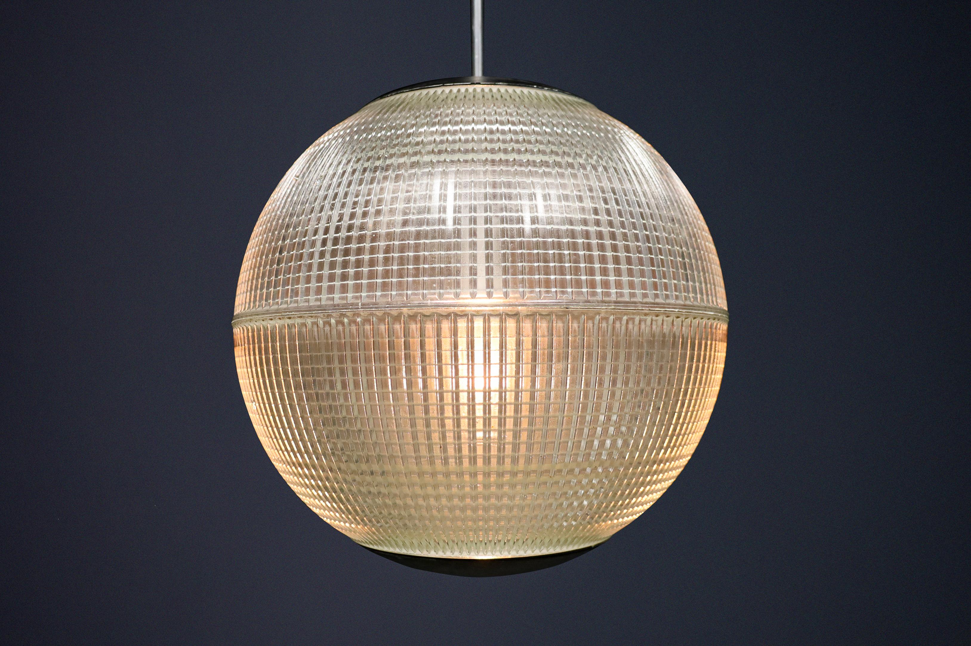 XL Holophane - Lampadaire original de Paris, France, 1960 Set/24x Bon état - En vente à Almelo, NL