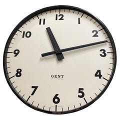 XL Industrial Gents of Leicester Railway Station Factory Wall Clock