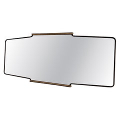 XL Italian wooden mirror, 1960s