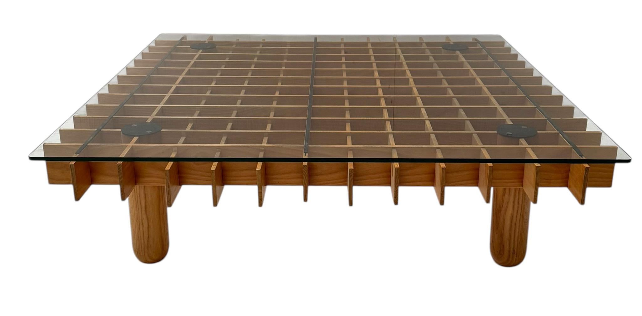 XL Kyoto Graphic Coffee Table by Gianfranco Frattini for Ghianda / Knoll, 1974 For Sale 3