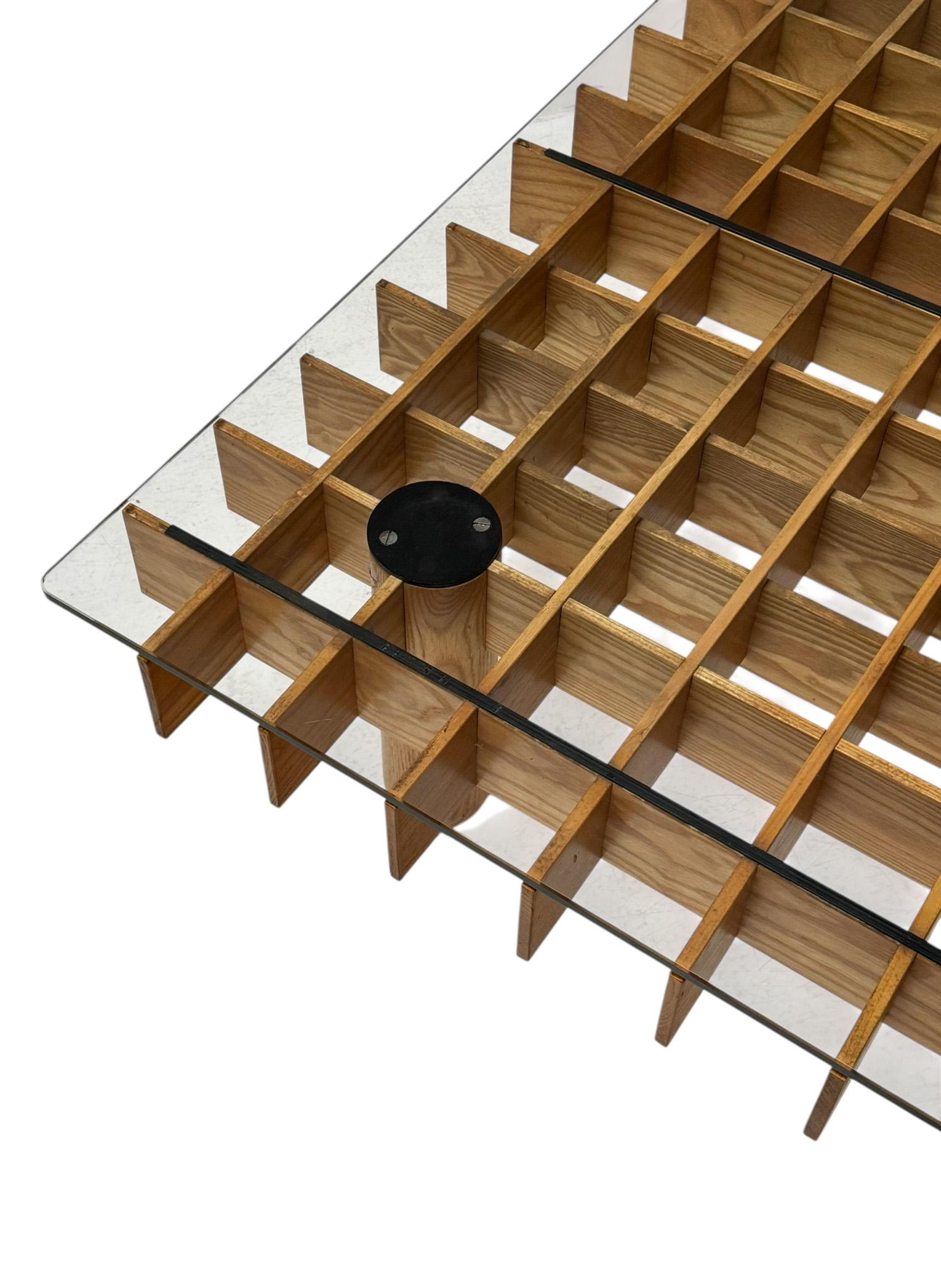 XL Kyoto Graphic Coffee Table by Gianfranco Frattini for Ghianda / Knoll, 1974 For Sale 5