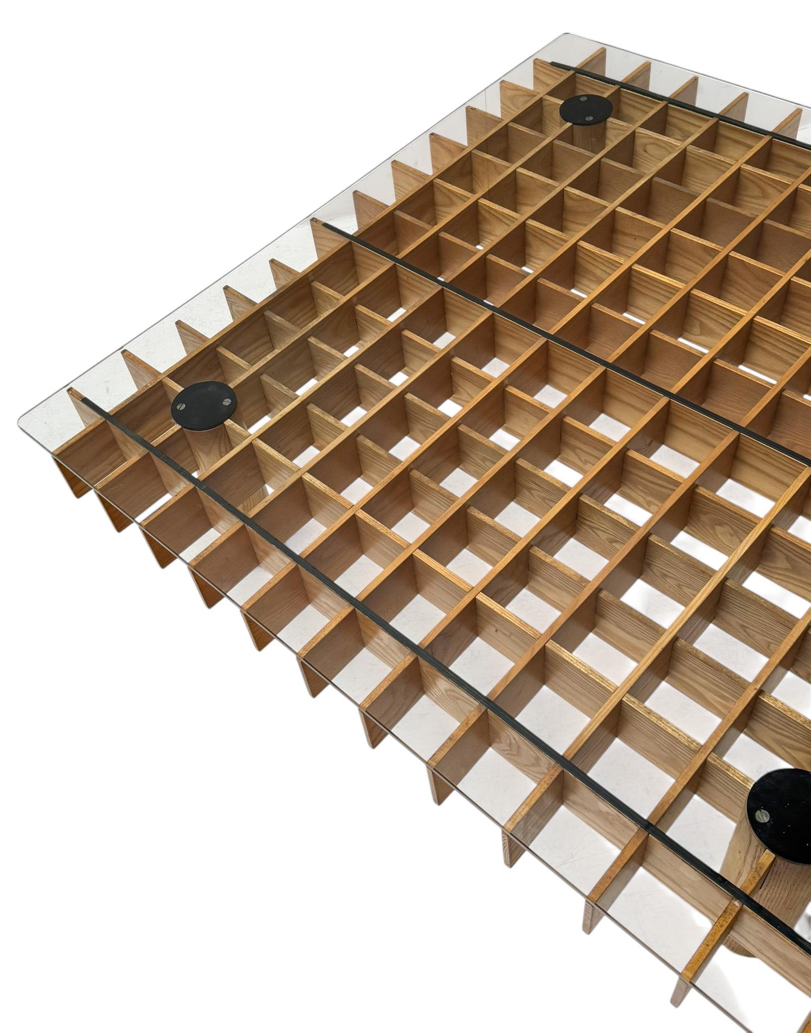 XL Kyoto Graphic Coffee Table by Gianfranco Frattini for Ghianda / Knoll, 1974 For Sale 8