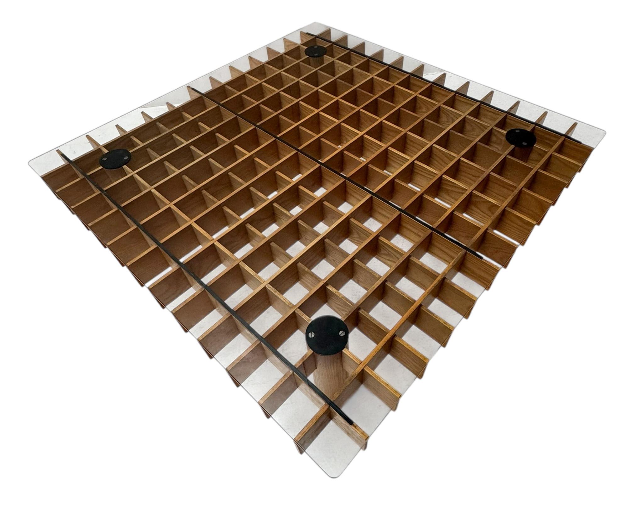 Italian XL Kyoto Graphic Coffee Table by Gianfranco Frattini for Ghianda / Knoll, 1974 For Sale