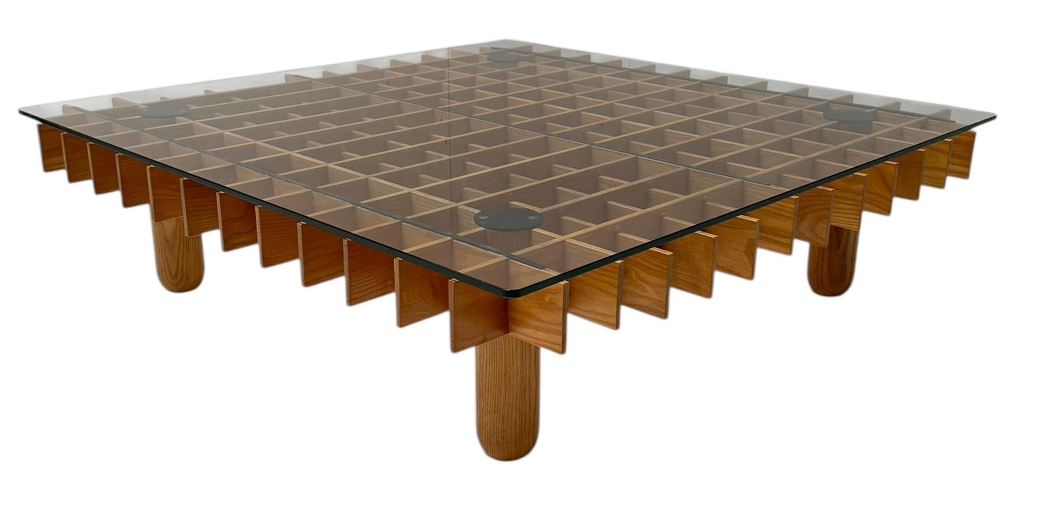 XL Kyoto Graphic Coffee Table by Gianfranco Frattini for Ghianda / Knoll, 1974 In Good Condition For Sale In Amsterdam, NL