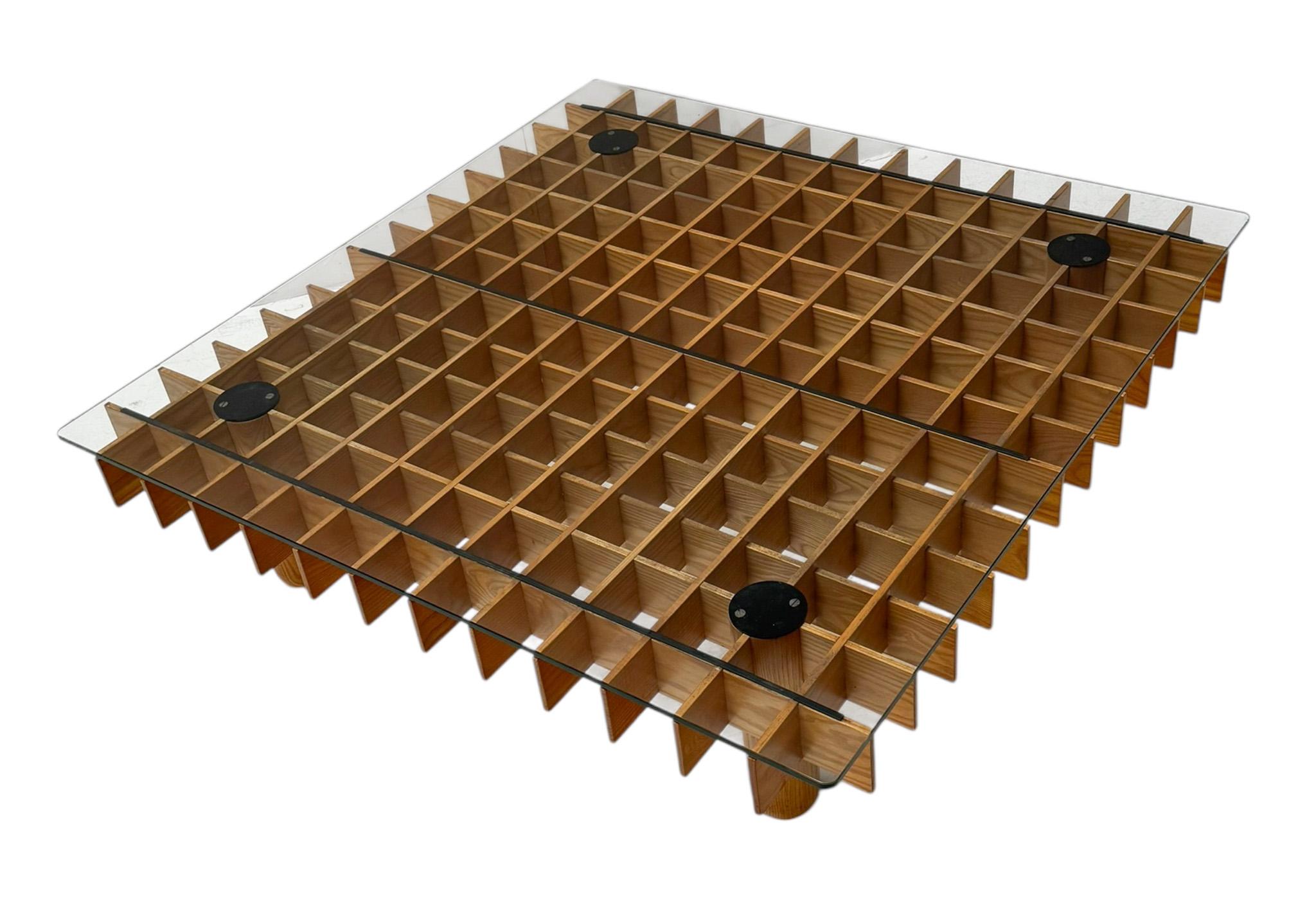 Late 20th Century XL Kyoto Graphic Coffee Table by Gianfranco Frattini for Ghianda / Knoll, 1974 For Sale