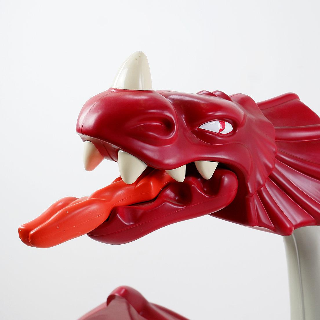 XL Großer Original roter Original Drache und Playmobil-Krieger - Flügelspan 220cm im Zustand „Gut“ im Angebot in Linkebeek, BE