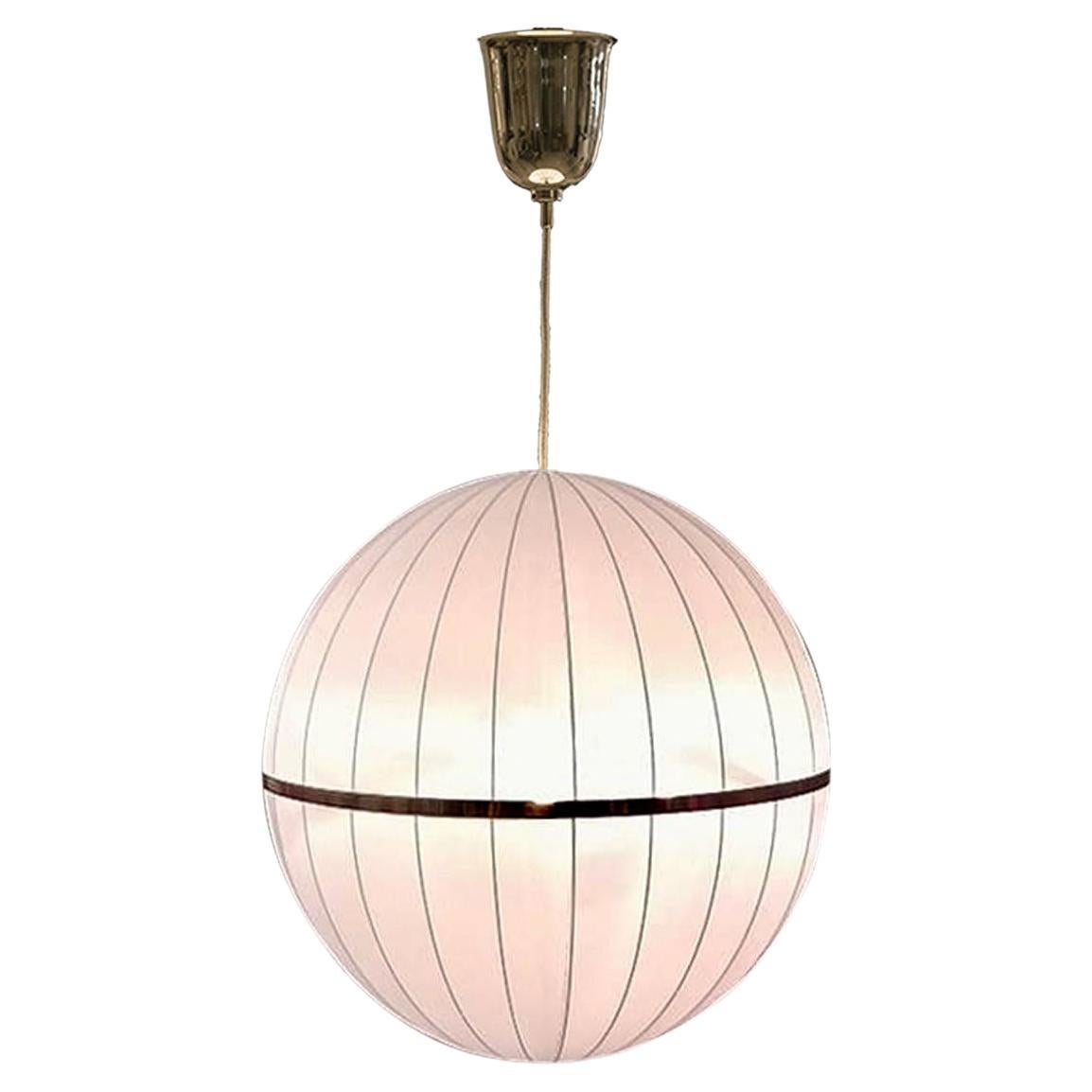 XL Luna Josef Hoffmann 95-120cm fabric chandelier For Sale