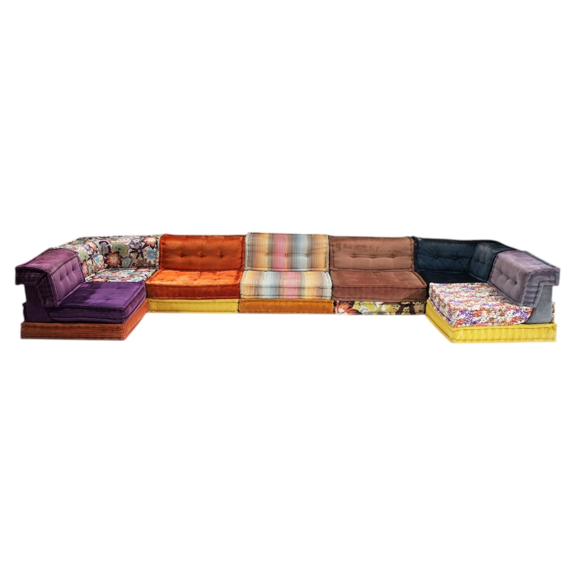 XL Mah Jong ‘Missoni’ modular sofa by Hans Hopfer for Roche Bobois France