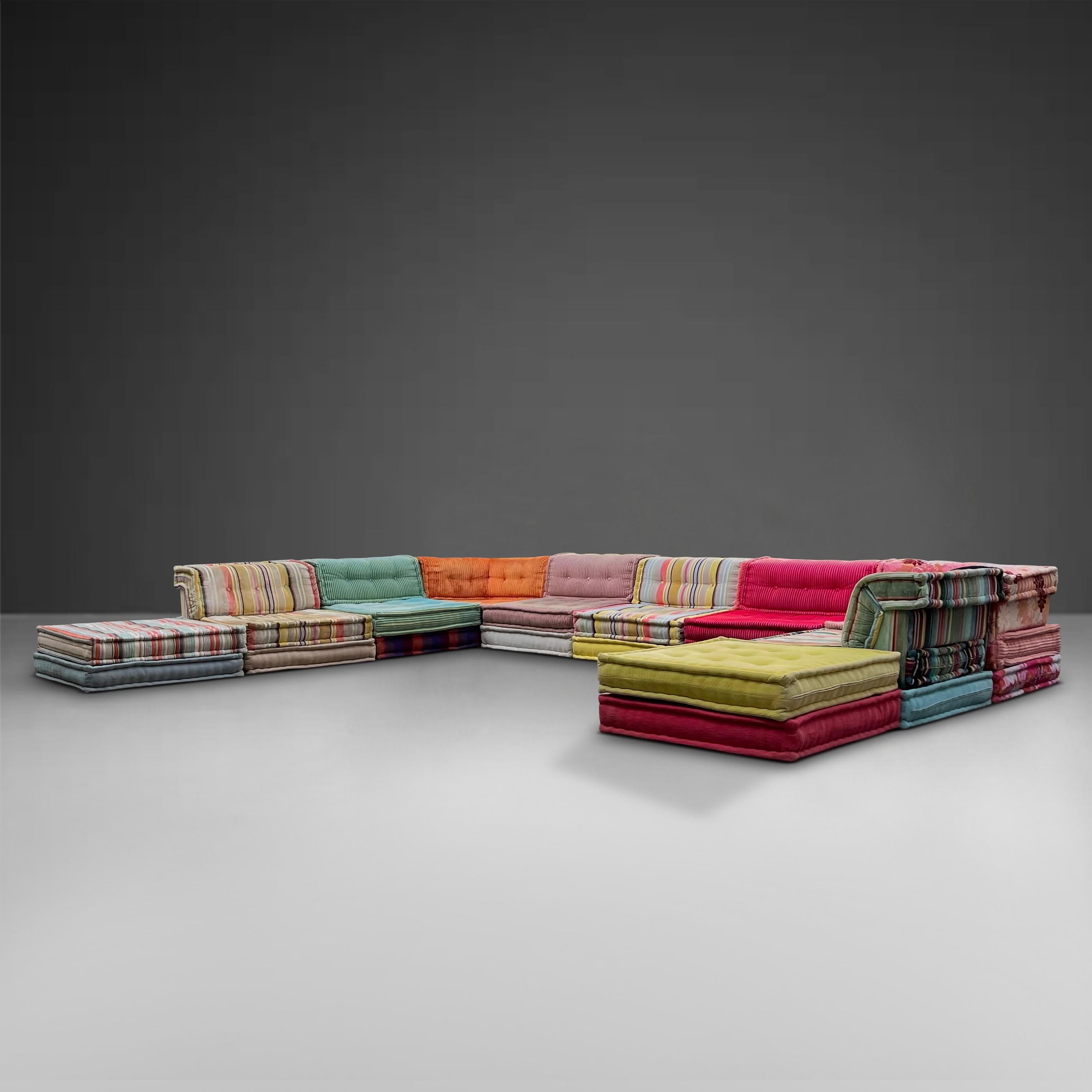 Modern 'Mah Jong' Modular Sectional Sofa Signed by Roche Bobois, France 2010 For Sale