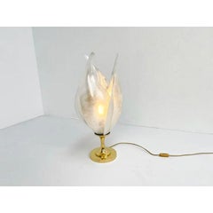XL Maison Rougier Table Lamp in Brass Shade and Base