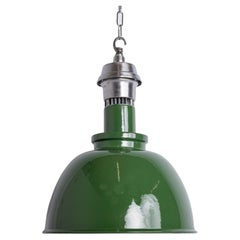 Xl Maxlume Industrial Green Enamel Pendant Lights