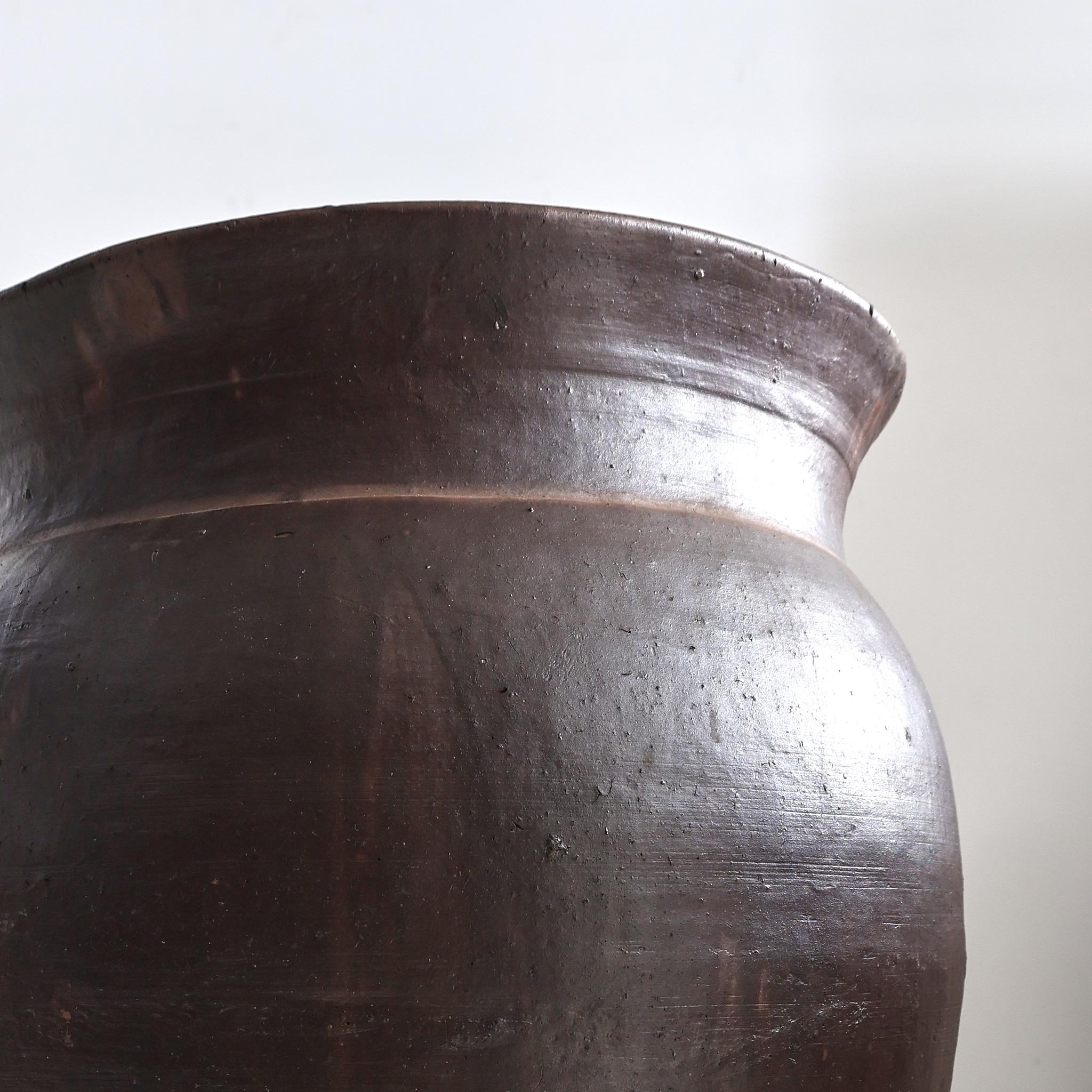 19th Century XL Mid 19Th C. Japanese Terracotta Vessels