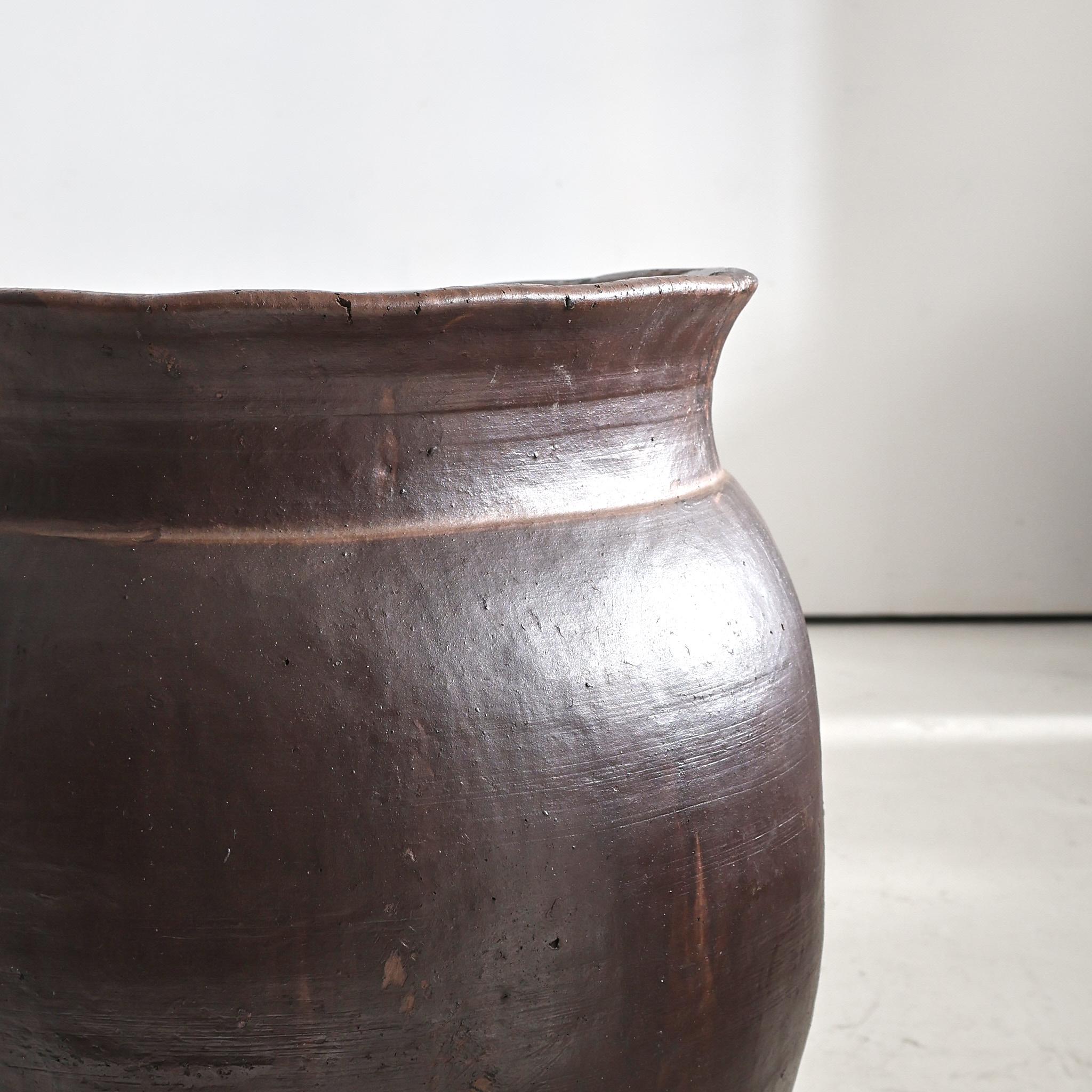 XL Mid 19Th C. Japanese Terracotta Vessels 4