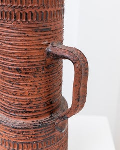 XL Mid-Century Brutalist Chamotte Vase by Spara Keramik, 1960s
