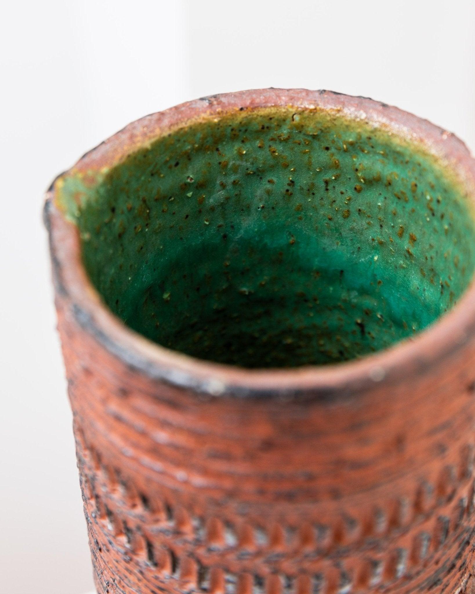 XL Brutalistische Schamotte-Vase aus der Mitte des Jahrhunderts von Spara Keramik, 1960er Jahre (Deutsch) im Angebot