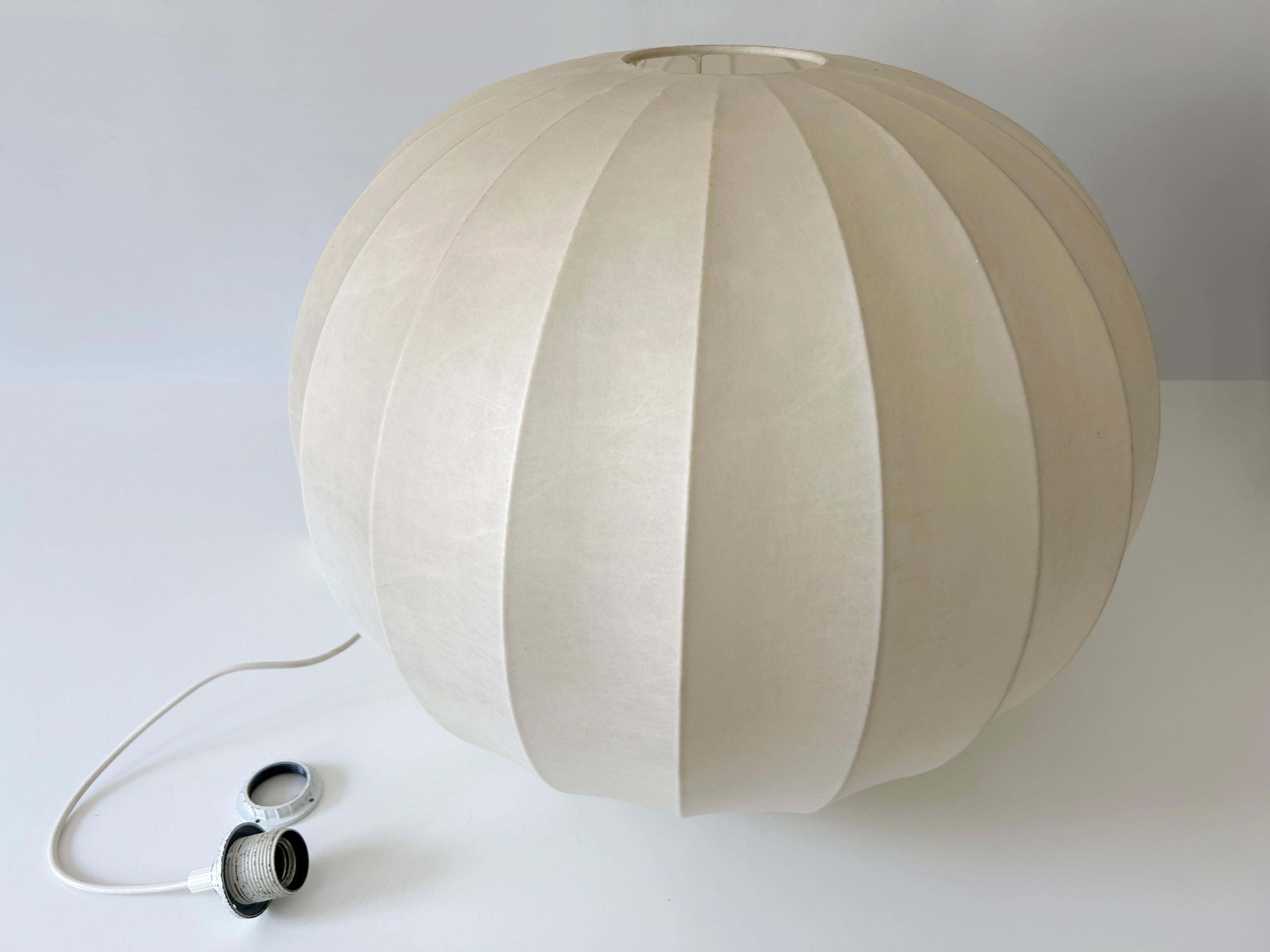 XL Lámpara colgante o lámpara colgante Cocoon Goldkant de mediados de siglo Alemania Años 60 en venta 12