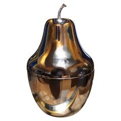 XL Cubitera de aluminio con forma de pera italiana de mediados de siglo 1960s 1970s