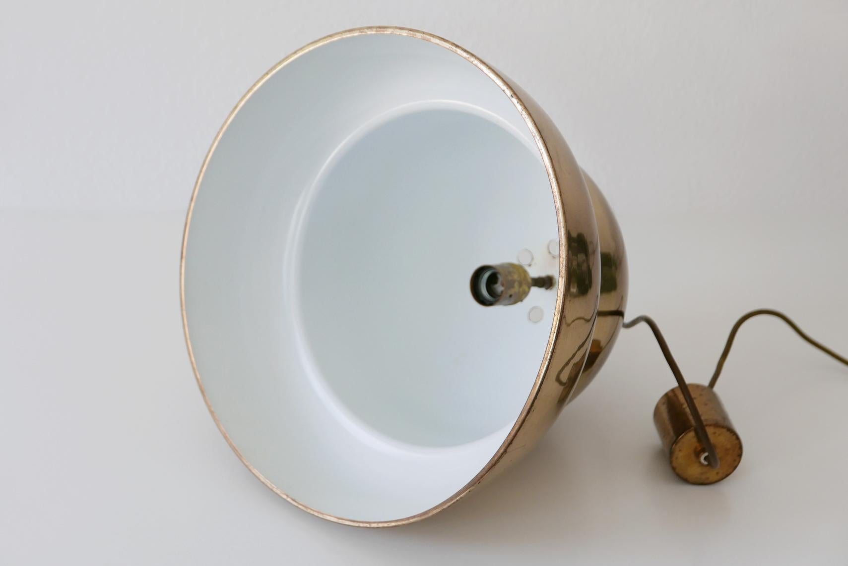 Extra Large Mid-Century Modern Brass Pendant Lamp by Bergboms, 1950s, Sweden 8