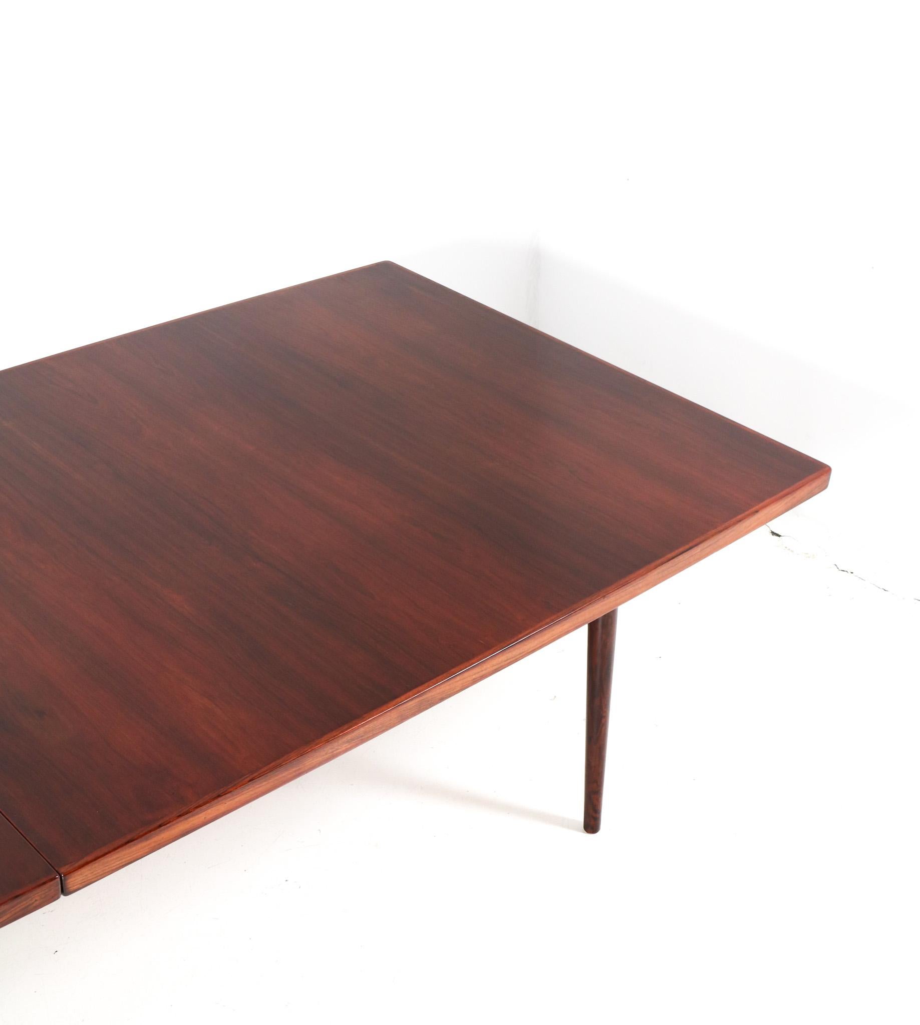 XL Mid-Century Modern Rosewood Conference Table by Arne Vodder for Sibast For Sale 7