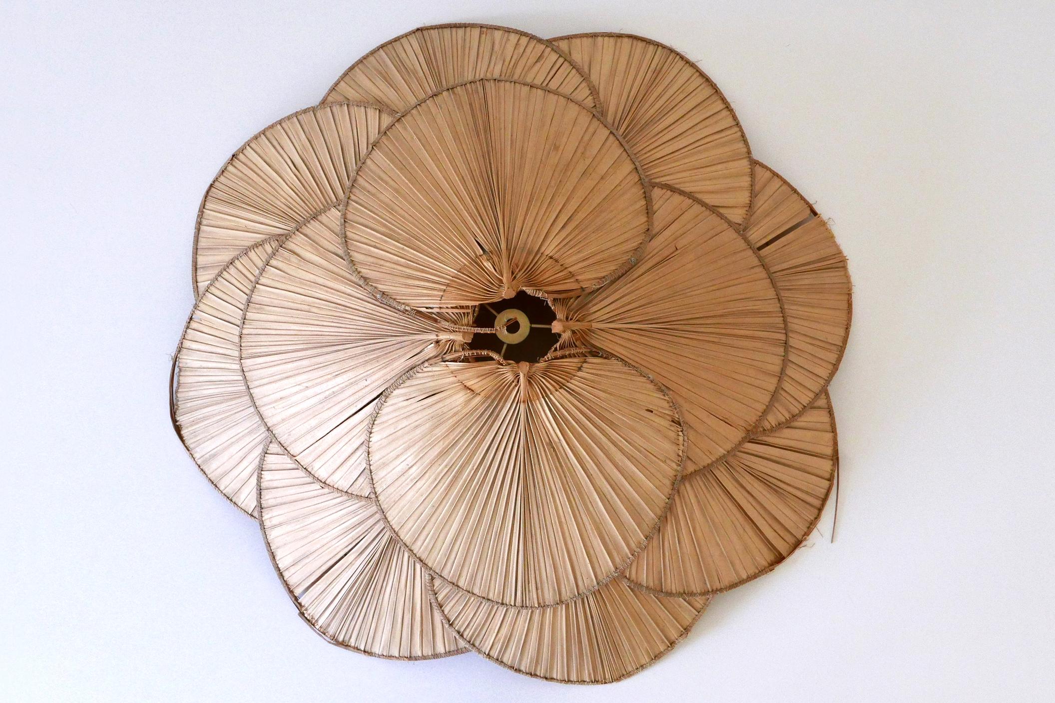 XL Mid-Century Moderne Uchiwa-Tischlampe oder Stehleuchte aus der Mitte des Jahrhunderts von Miranda AB Schweden im Angebot 11