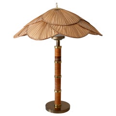 XL Mid-Century Modern Uchiwa Table Lamp or Floor Light by Miranda AB Sweden