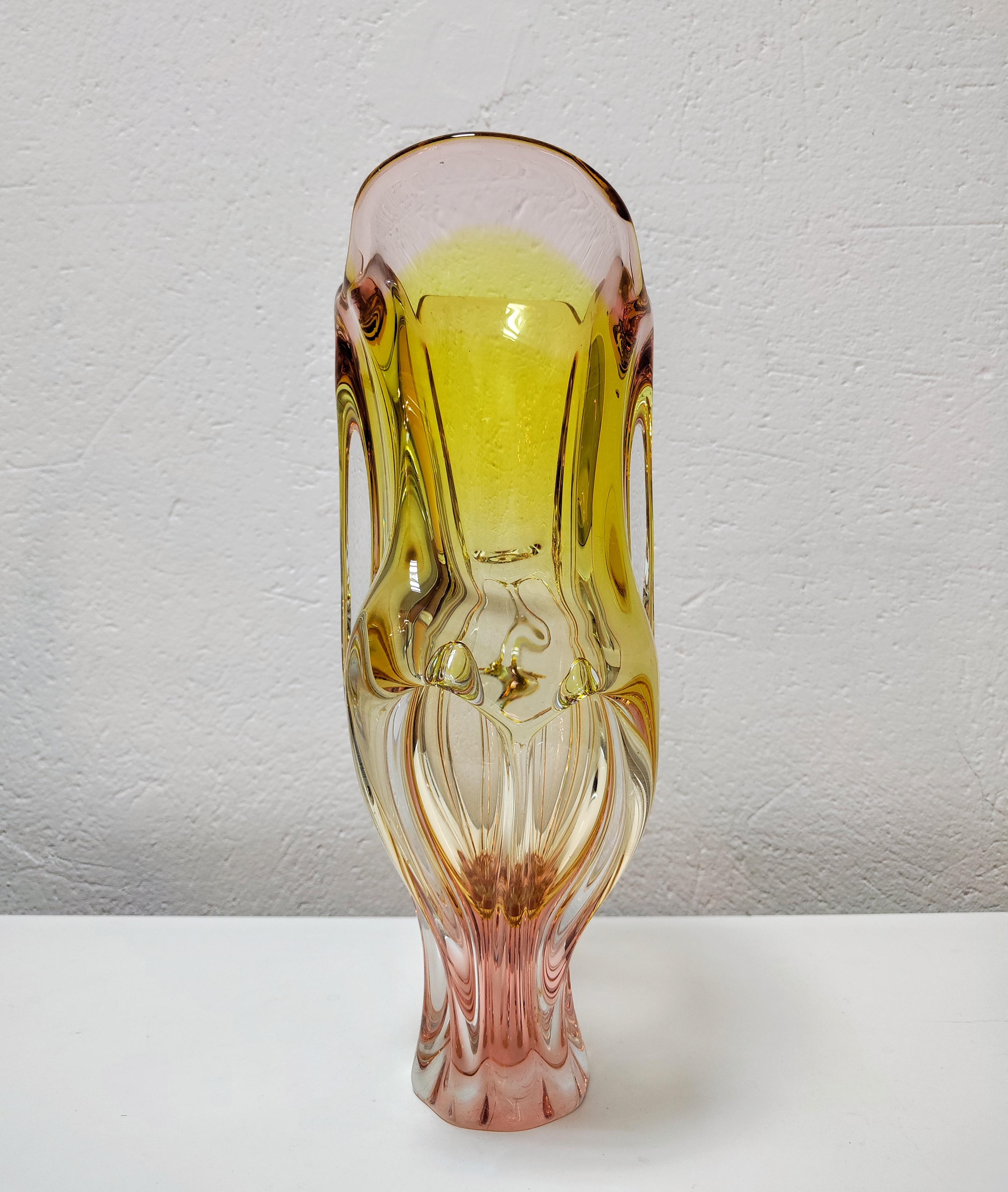 Mid-Century Modern XL Mid Century Modern vase by Josef Hospodka, Czechoslovakia 1960s For Sale
