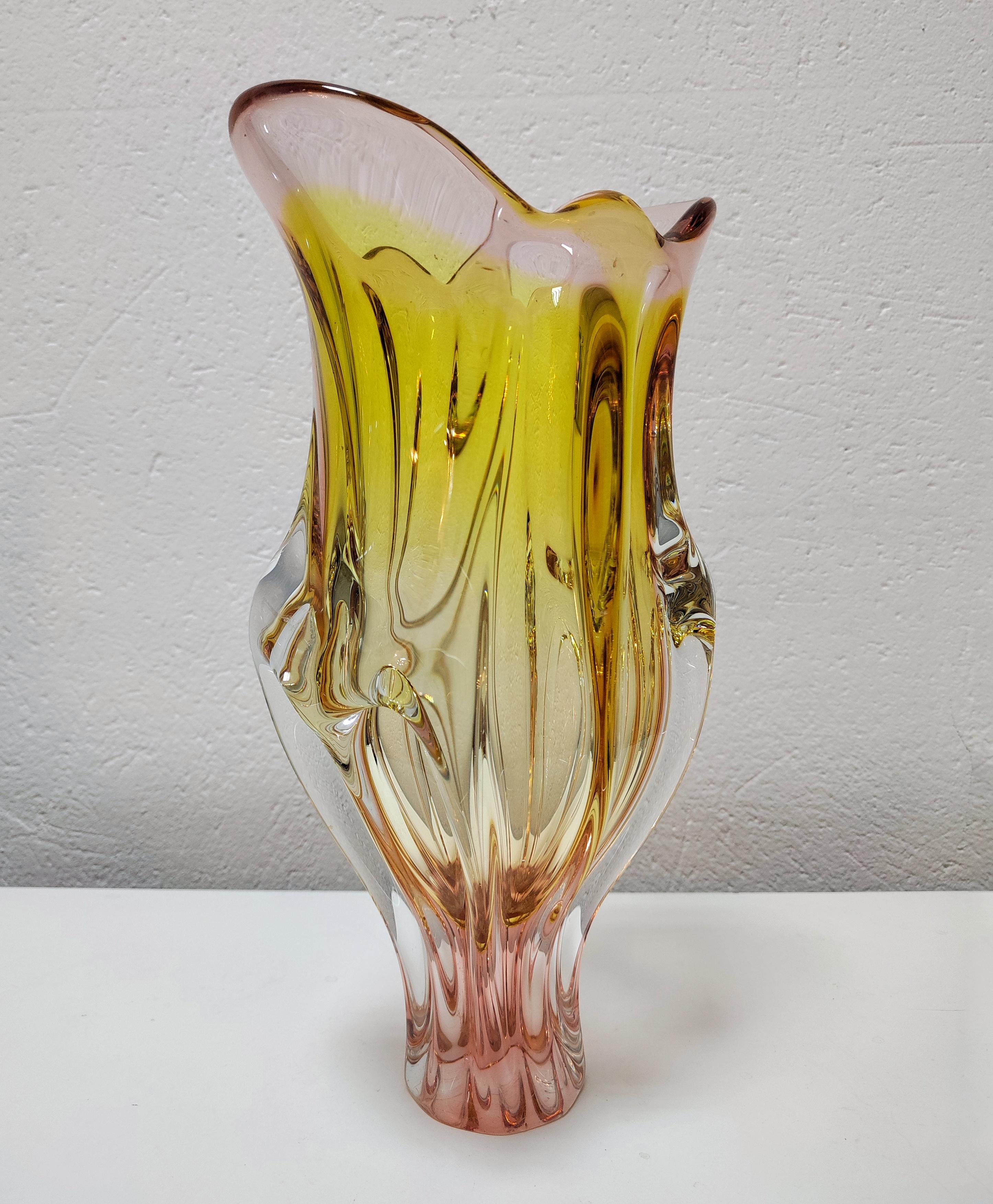 XL Moderne Vase aus der Mitte des Jahrhunderts von Josef Hospodka, Tschechoslowakei 1960er Jahre (Tschechisch) im Angebot