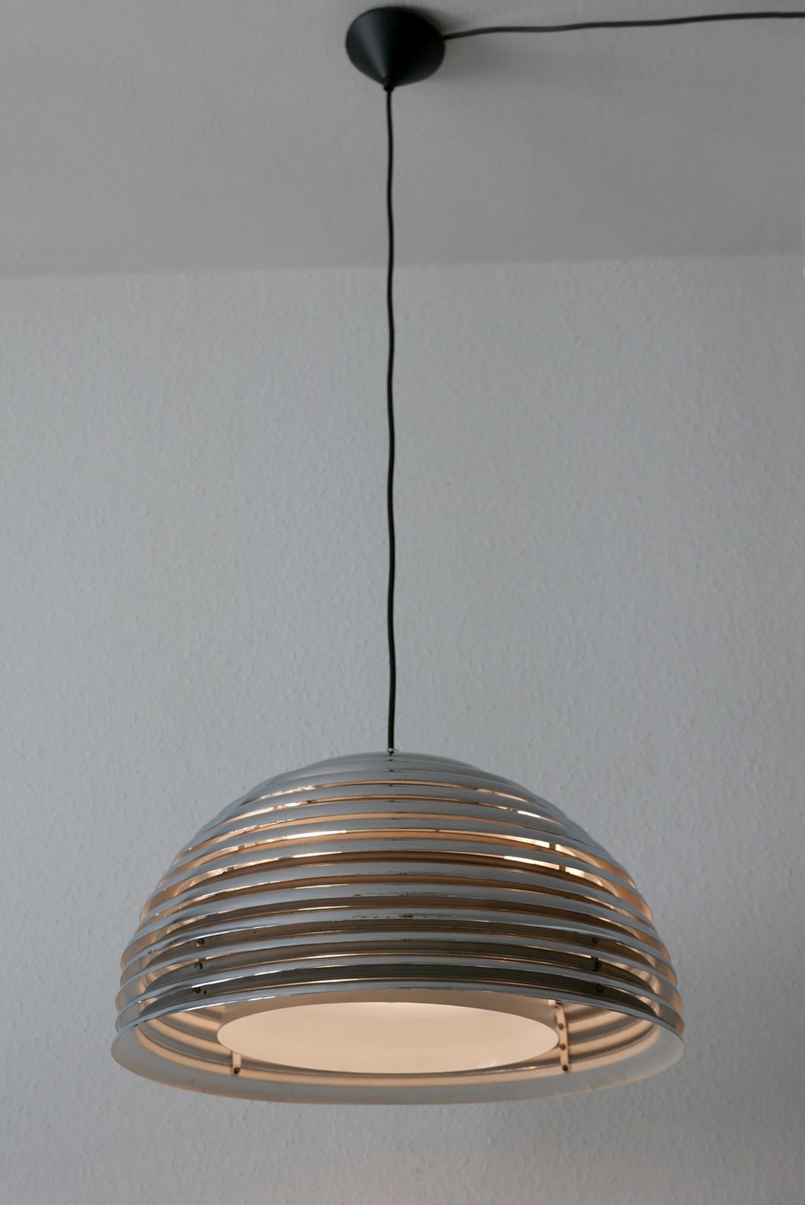 Extra Large Midcentury Saturno Pendant Lamp by Kazuo Motozawa for Staff Leuchten For Sale 2