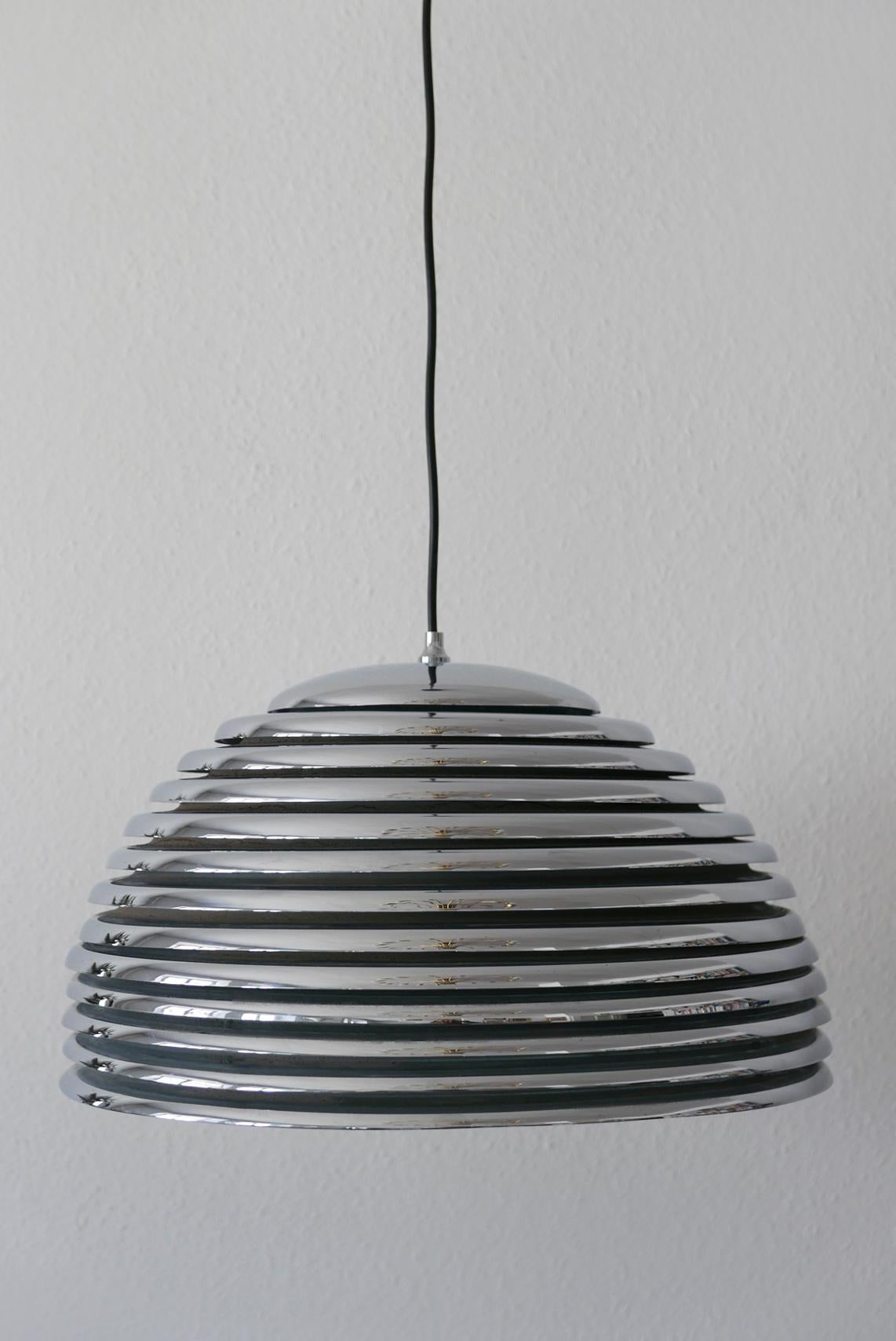 Mid-Century Modern Extra Large Midcentury Saturno Pendant Lamp by Kazuo Motozawa for Staff Leuchten For Sale