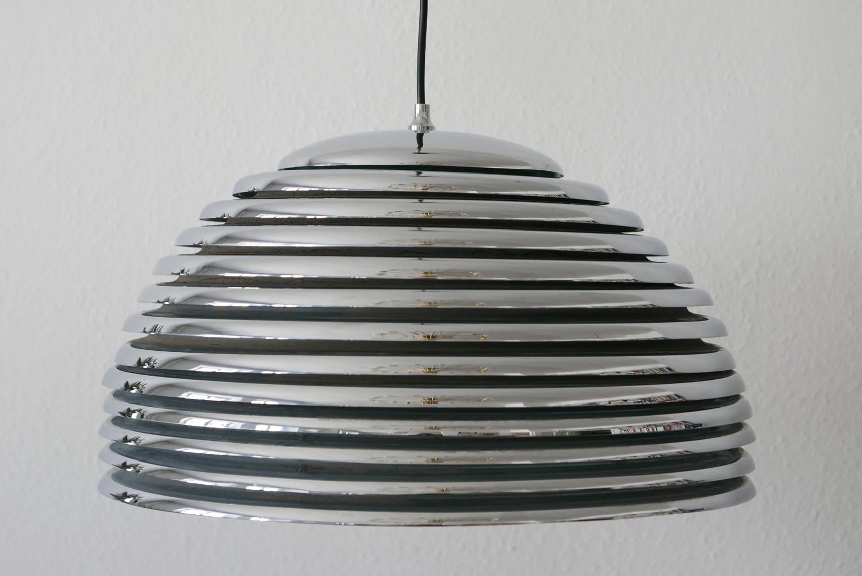 Extra Large Midcentury Saturno Pendant Lamp by Kazuo Motozawa for Staff Leuchten In Good Condition For Sale In Munich, DE