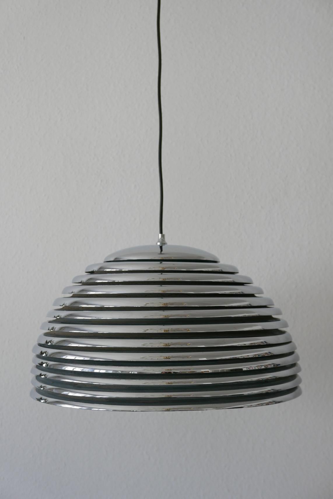 Mid-20th Century Extra Large Midcentury Saturno Pendant Lamp by Kazuo Motozawa for Staff Leuchten For Sale