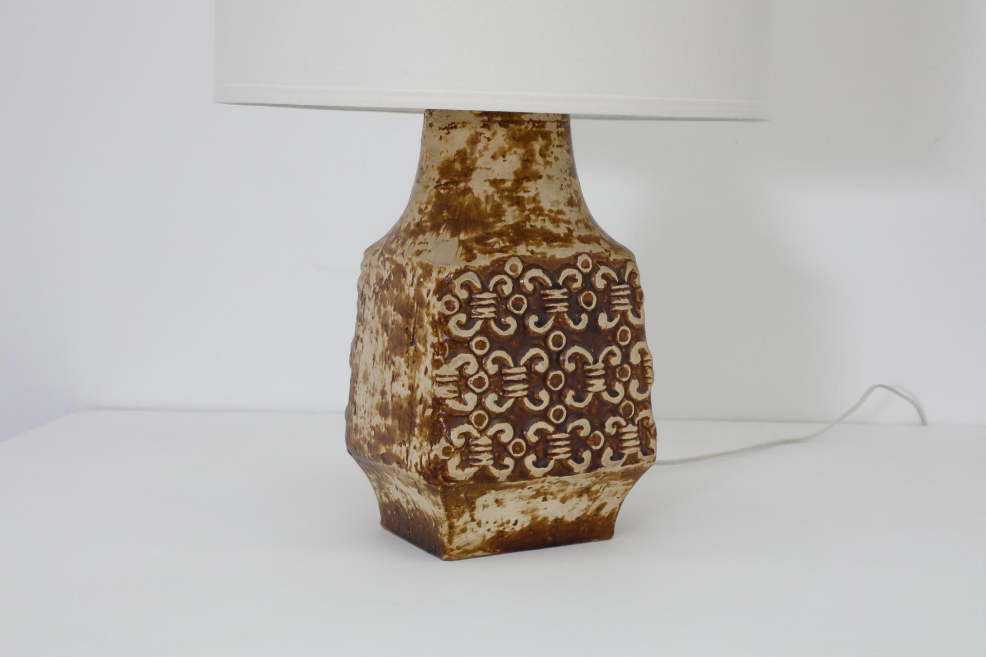 Ceramic XL Mid-Century West German Table Lamp Designed by Bodo Mans For Sale