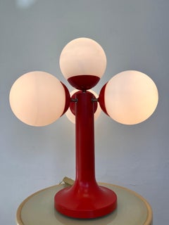 XL Midcentury Space Age Table Lamp, Sputnik or Atom, 1970s - Germany