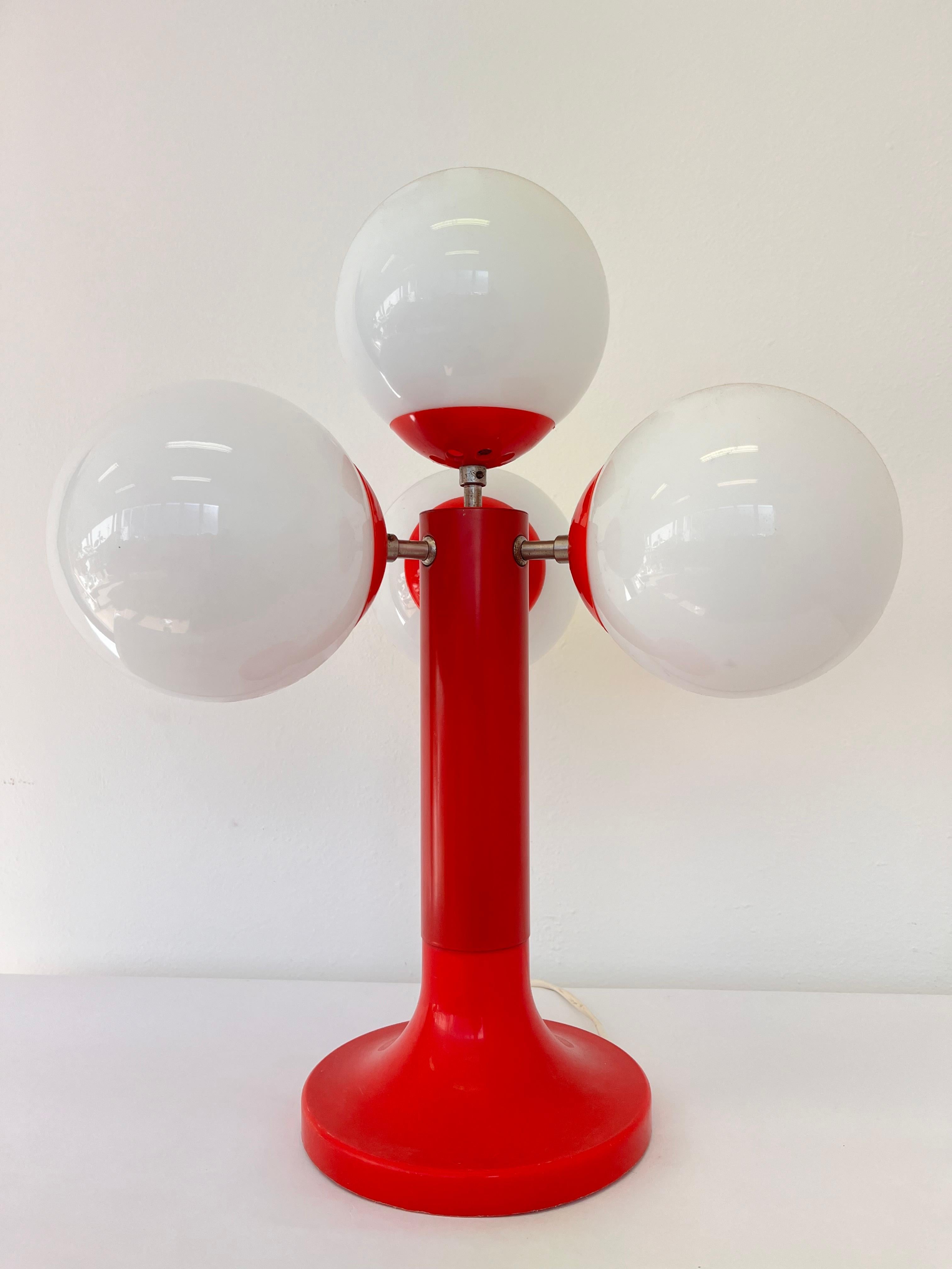 Fin du 20e siècle Lampe de bureau XL de l'ère spatiale, Spoutnik ou Atome, 1970 - Allemagne en vente