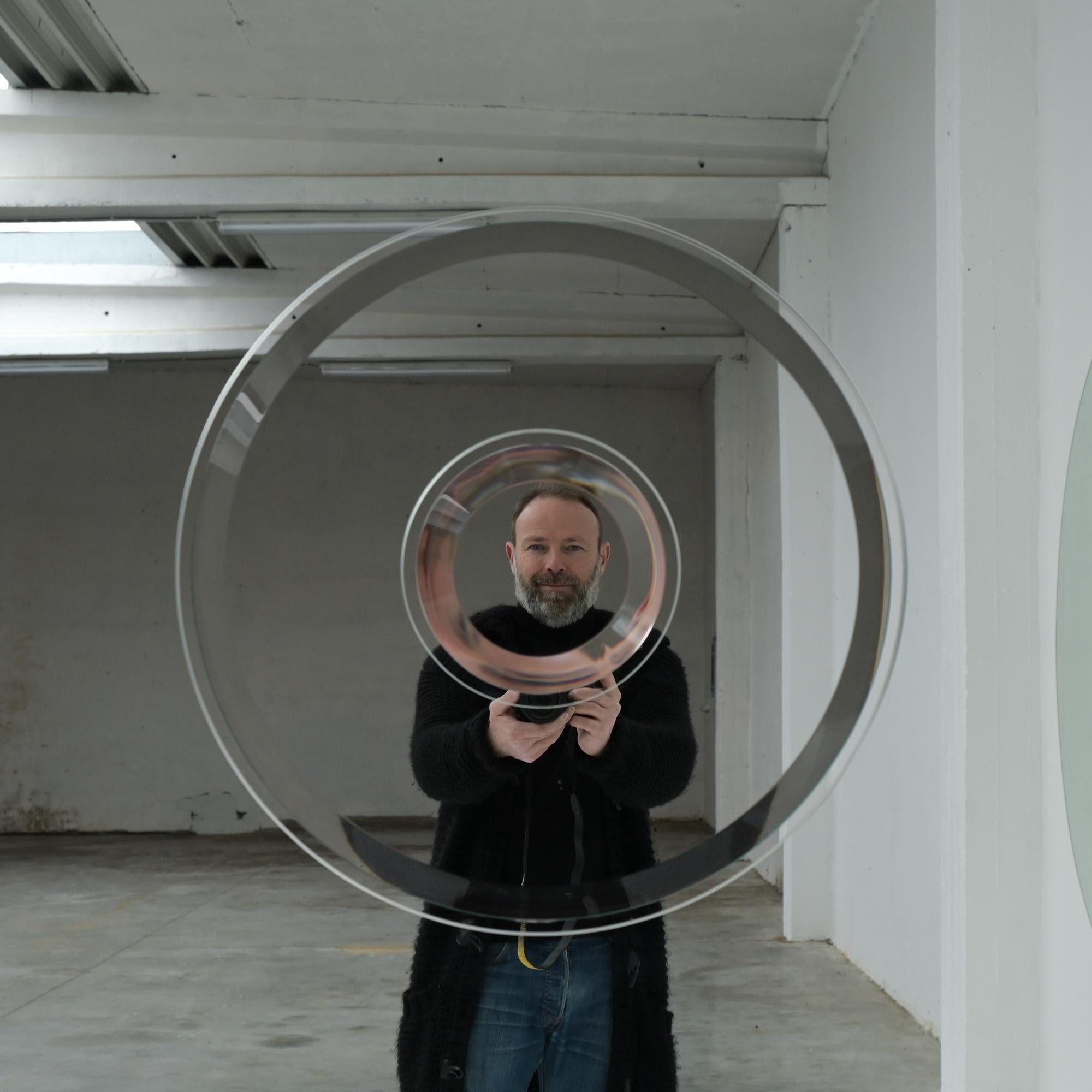 XL Mirror Installation by Michel Martens For Sale 13