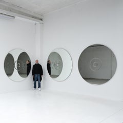 Installation du miroir XL par Michel Martens