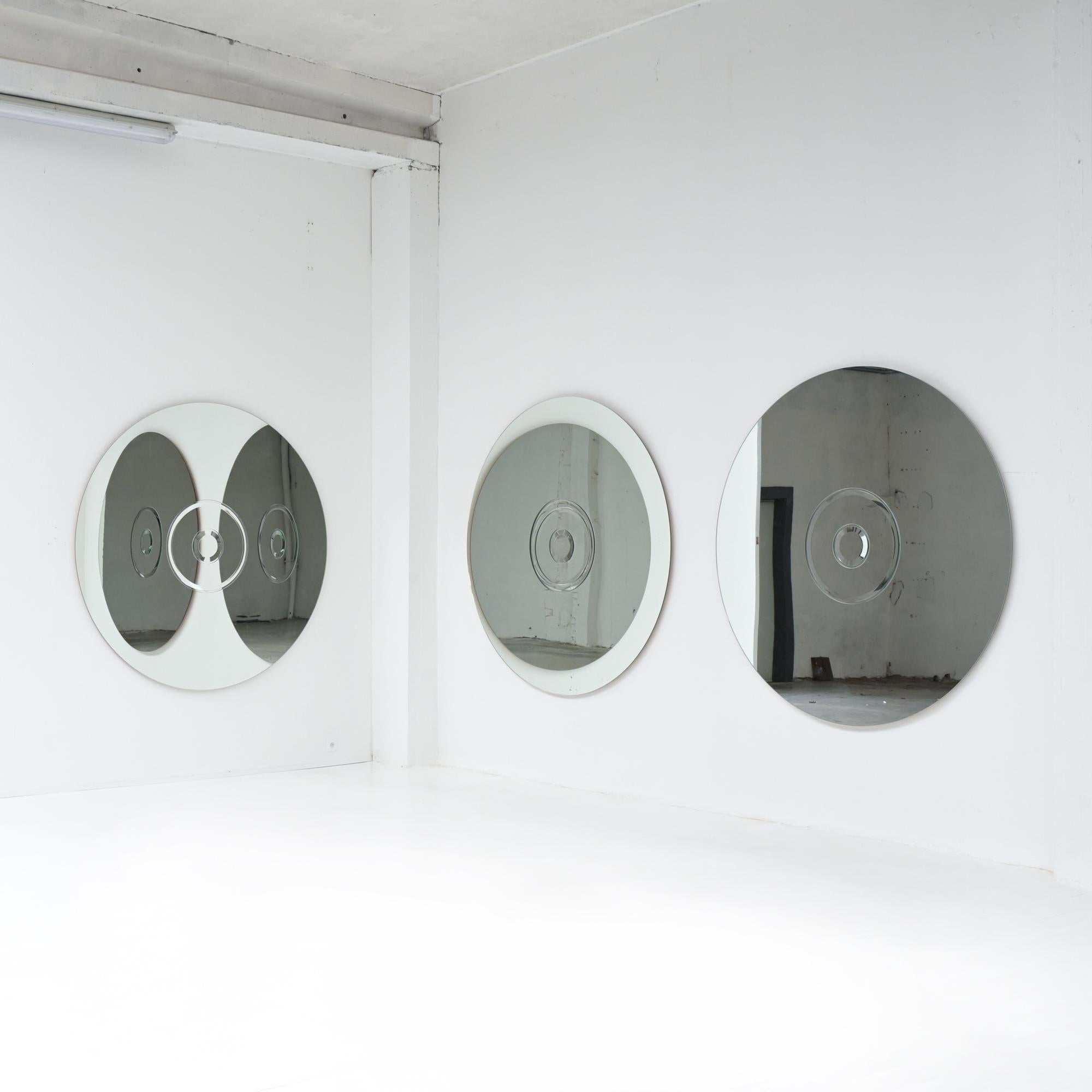 Modern XL Mirror Installation by Michel Martens For Sale