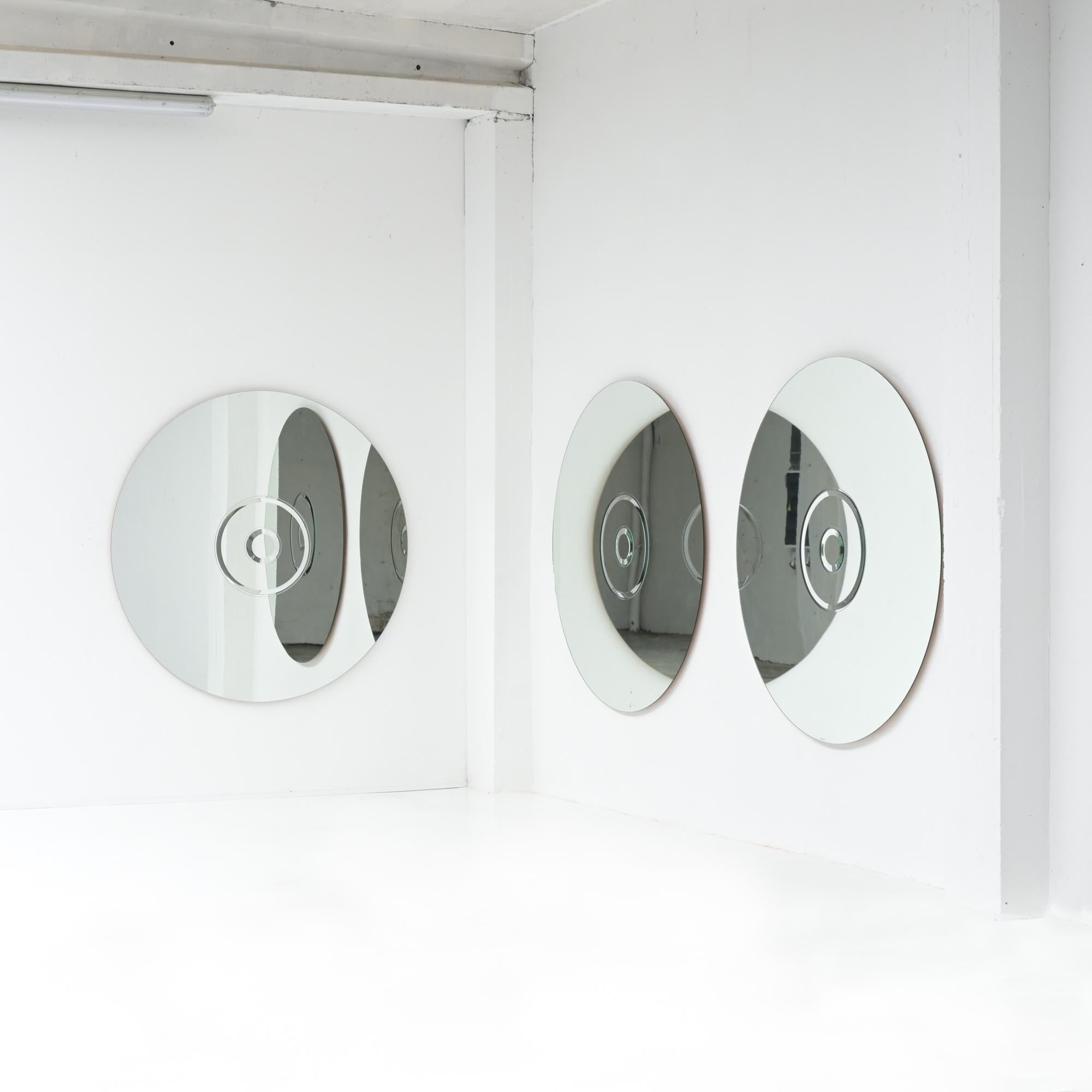 Late 20th Century XL Mirror Installation by Michel Martens For Sale