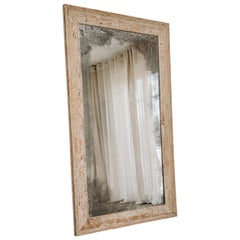 Xl Mirror with Distressed Mirror Glass