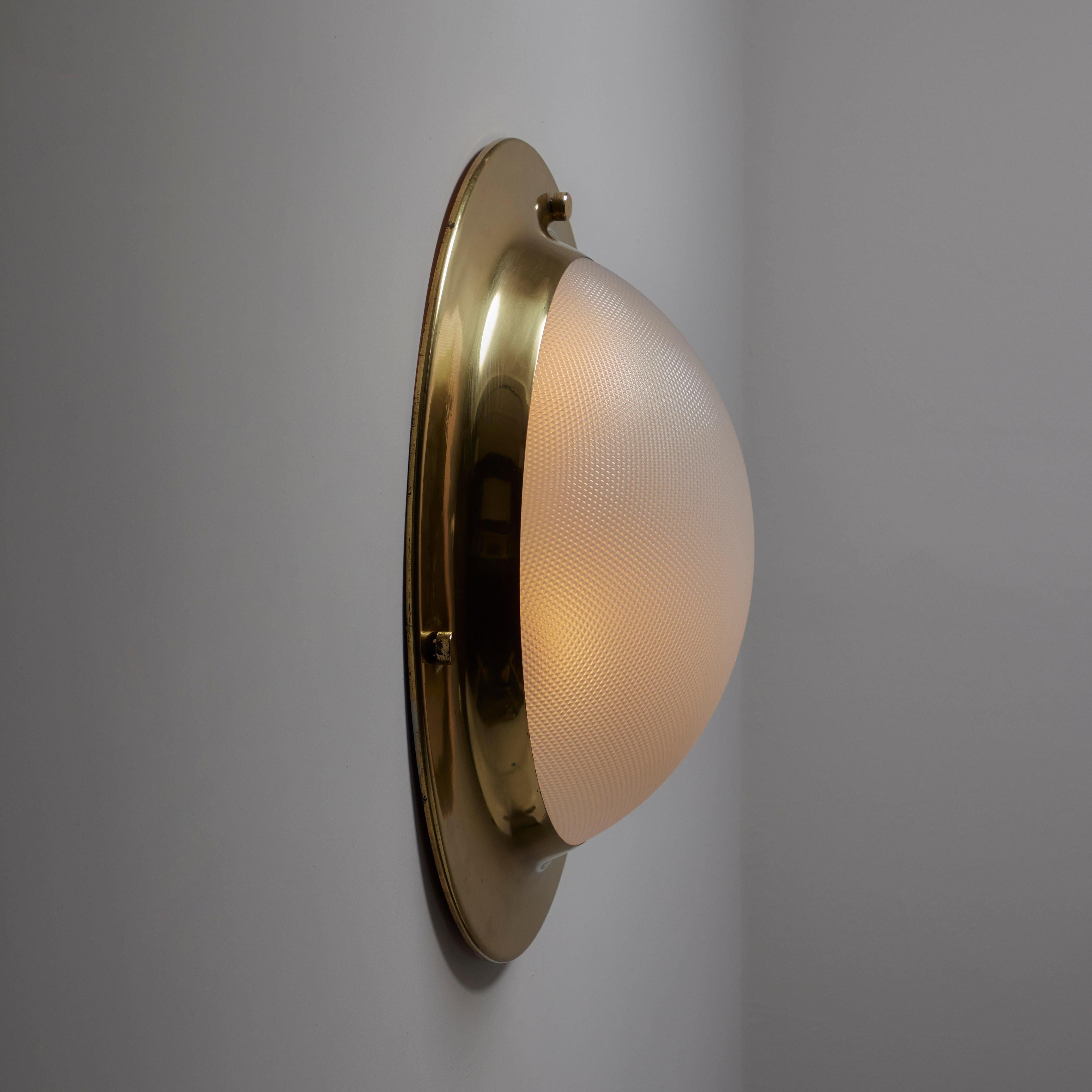 Aluminum XL Model LSP6 'Tommy' Wall Sconce by Luigi Caccia Dominioni for Azucena For Sale